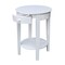 International Concepts Phillips Accent Table with Drawer, White OT08-2128 - alternate 10